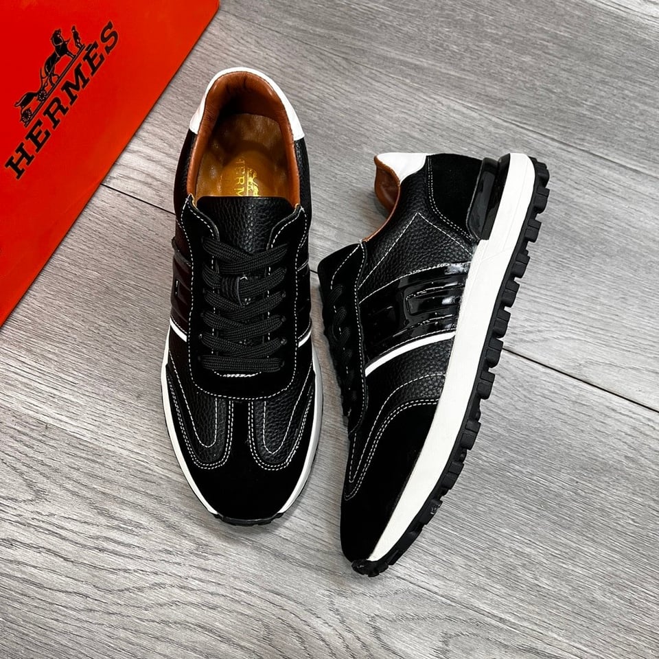 Hermes Trail Sneaker Black view 8