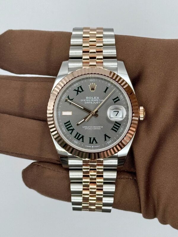 [Superclone] Rolex Datejust 36mm Slate Dial Everose Jubilee 126231 view 2