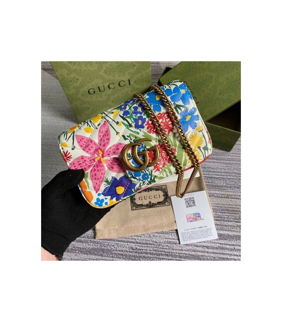 Gucci GG Marmont Ken Scott Print Super Mini Bag view 4