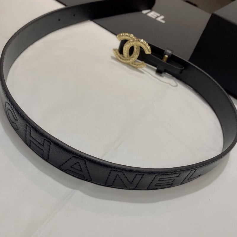 Chanel Quilted CC Logo Belt 3.0cm 34166 view 7