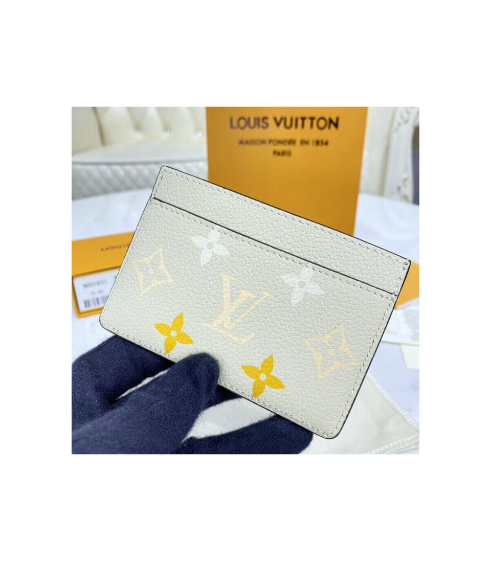 Louis Vuitton Card Holder Beige view 5