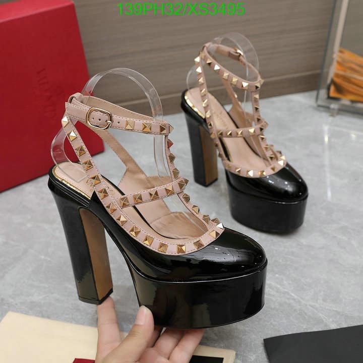 Valentino Rockstud Platform Pump In Patent Leather Black 1W2S0Fi5Vnwn91 view 5