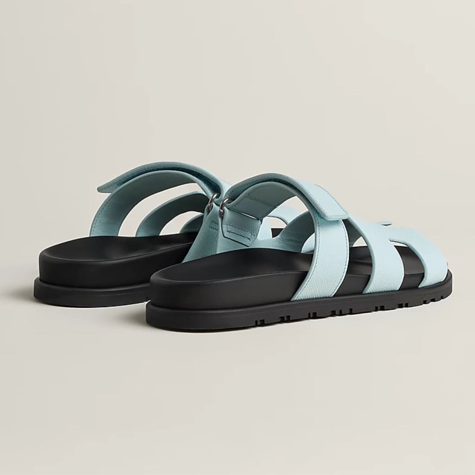 Hermes Naxos Sandal Bleu Brume Color Calfskin H231295Z view 4