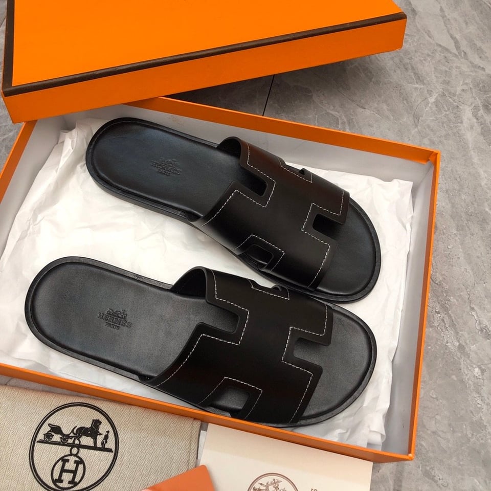 Hermes Izmir Sandal Black view 9
