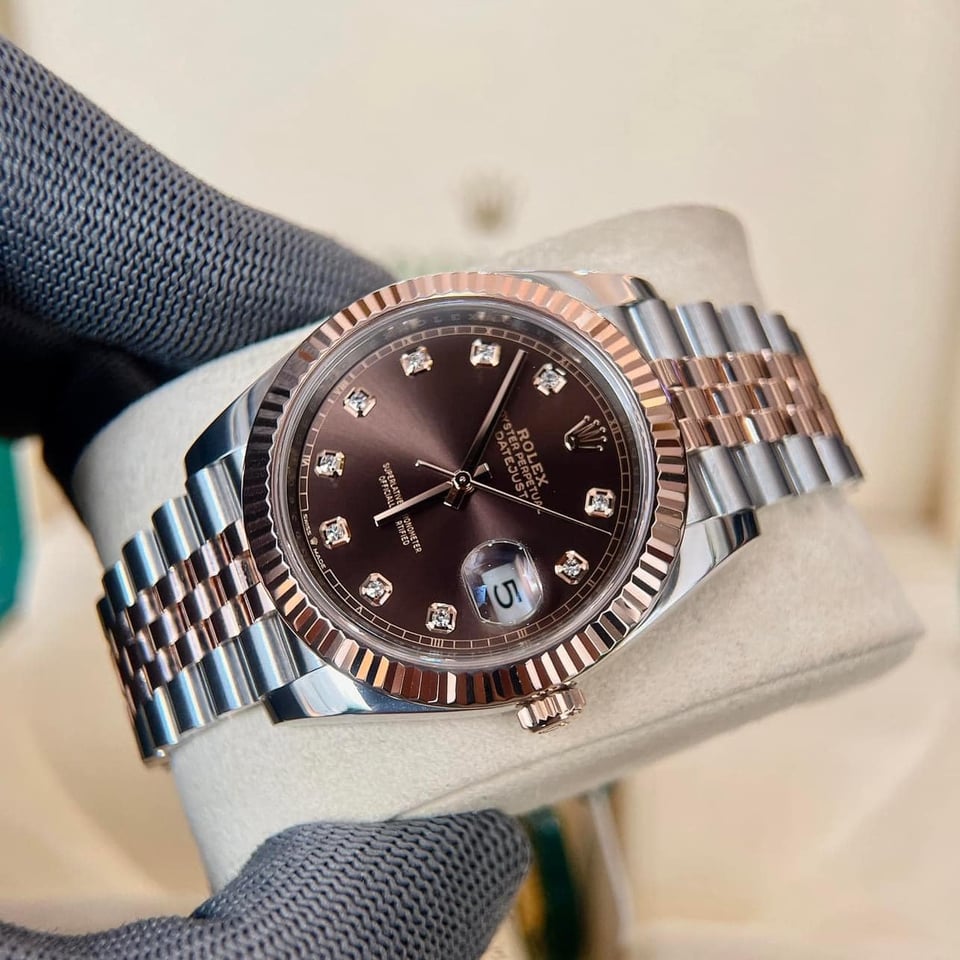 [Superclone] Rolex Datejust 36mm Chocolate Dial Diamond Jubilee 126231 view 4