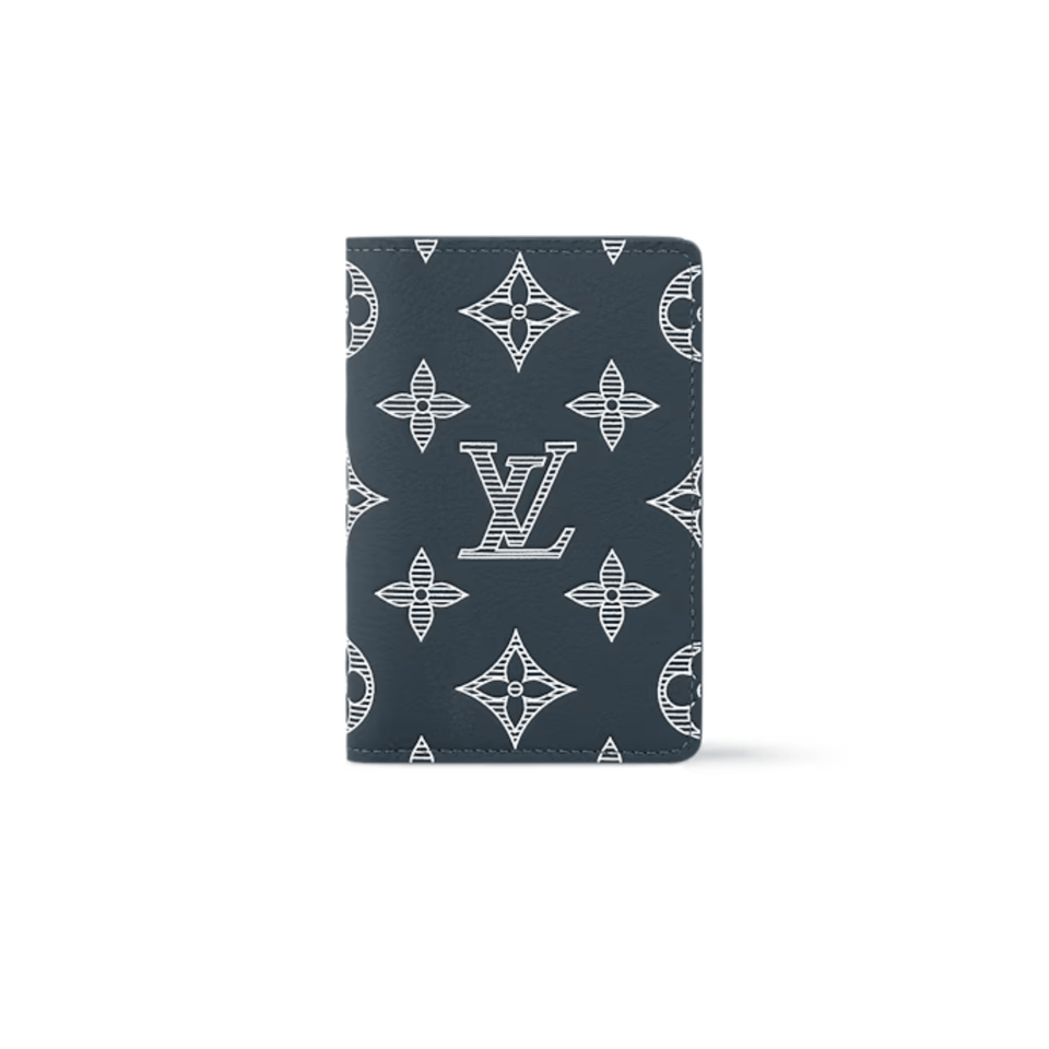 Louis Vuitton Navy Blue Pocket Organizer For Women 8cm M83378 view 2