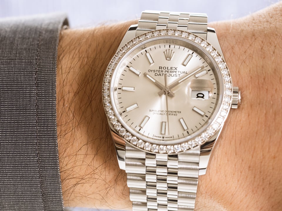 [Superclone] Rolex Datejust 36mm Silver Dial Jubilee 126284RBR view 8