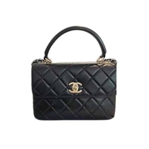 Chanel Cc Trendy Bag Black 25Cm view 2