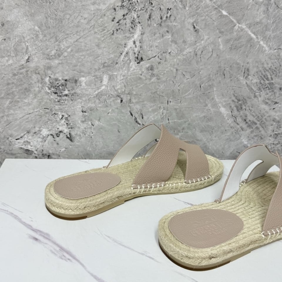 Hermes Antigua Espadrille Beige Sable H231001Zh1J440 view 5