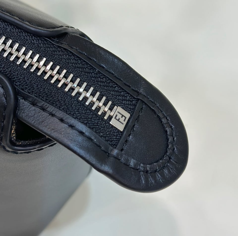 Fendi By The Way Leather Mini Bag Black 18cm view 9