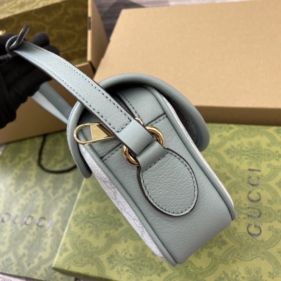 Gucci Monogram Textured Dollar Mini Ophidia view 2