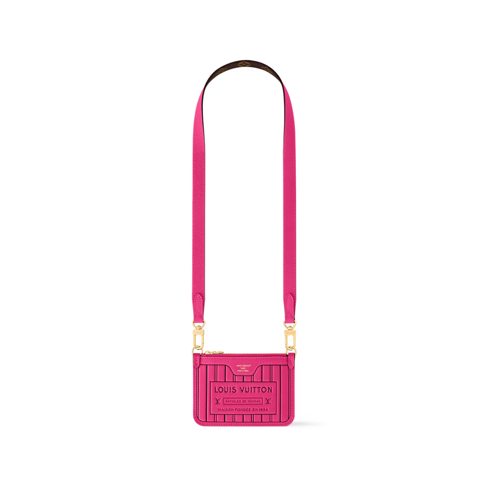 Louis Vuitton Neverfull Bandoulière Inside Out BB Rose Pondichery Cowhide 26.5cm M12106 view 6