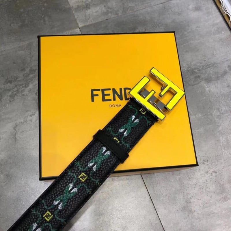 Fendi 40mm Leather Belt 8C057 view 3