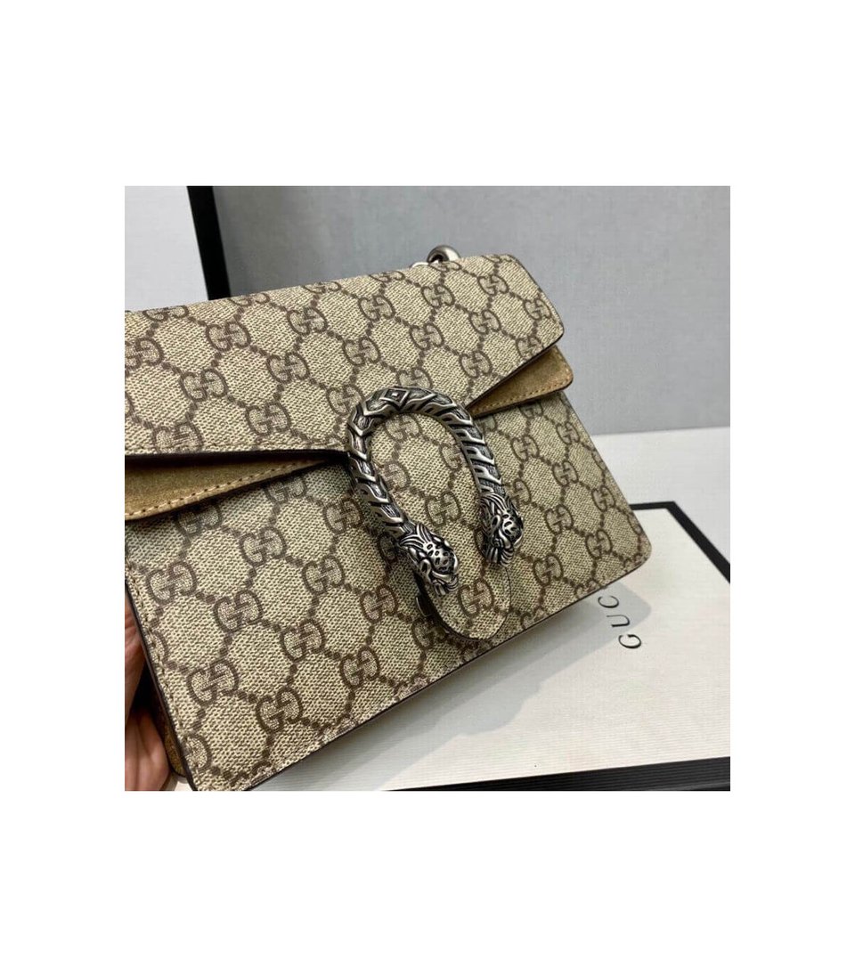 Gucci Dionysus GG Supreme Mini Bag Apricot view 10