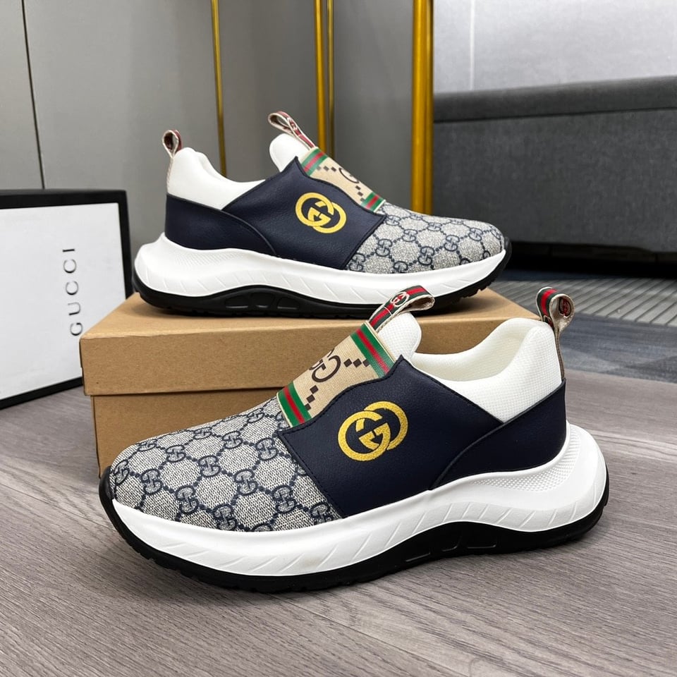 Gucci Sneaker Gg Canvas Blue White view 6