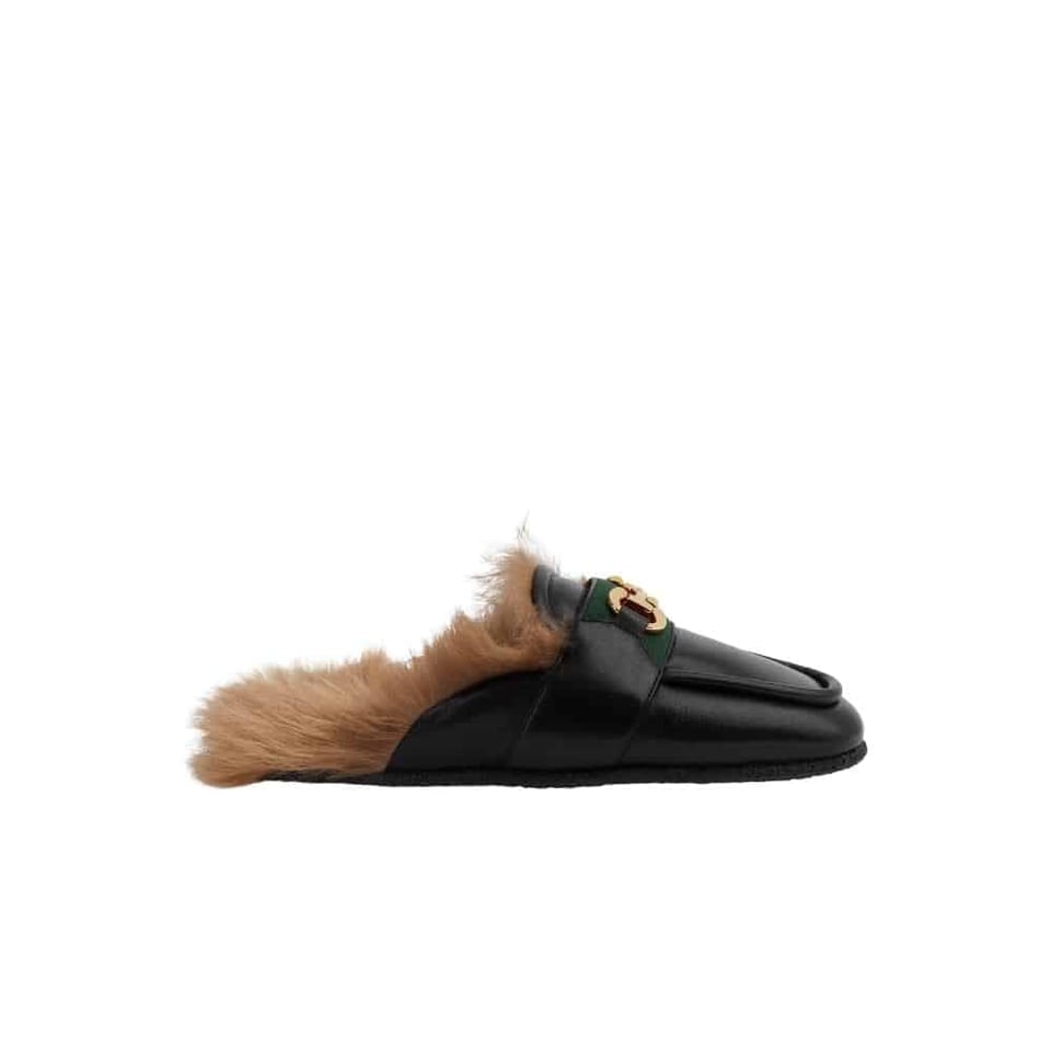 Gucci Men’S Slipper With Horsebit Black view 2