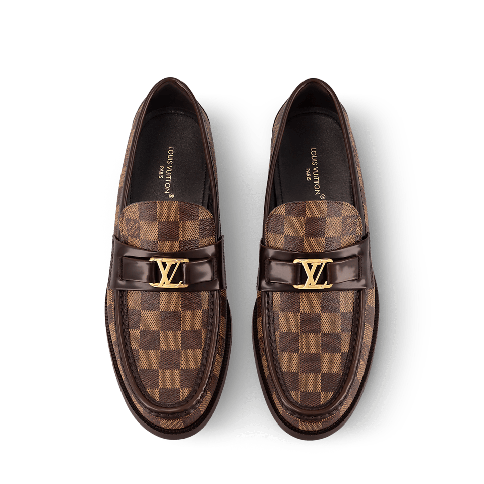 Louis Vuitton LV Major Loafer Damier Ebene Canvas Brown for Men 1A5A3L view 7