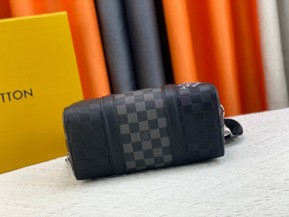 Louis Vuitton City Keepall Black Graphite 27Cm N40452 view 7