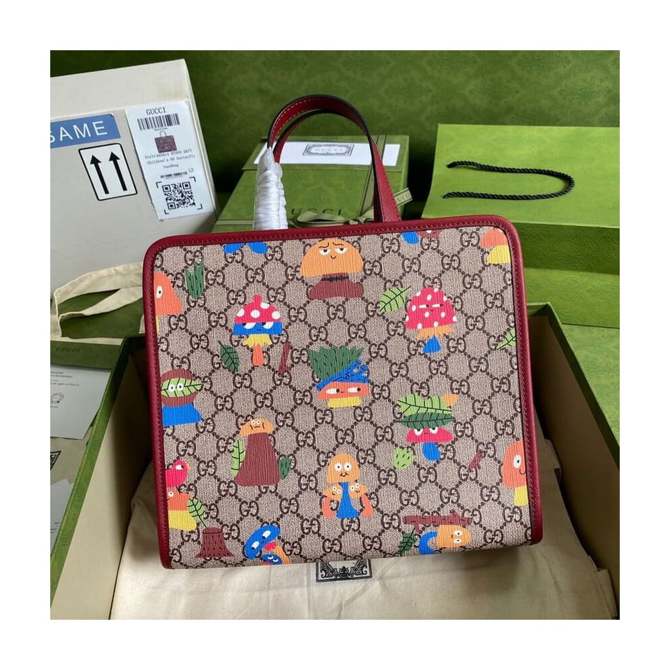 Gucci Woodland Tote Bag view 3