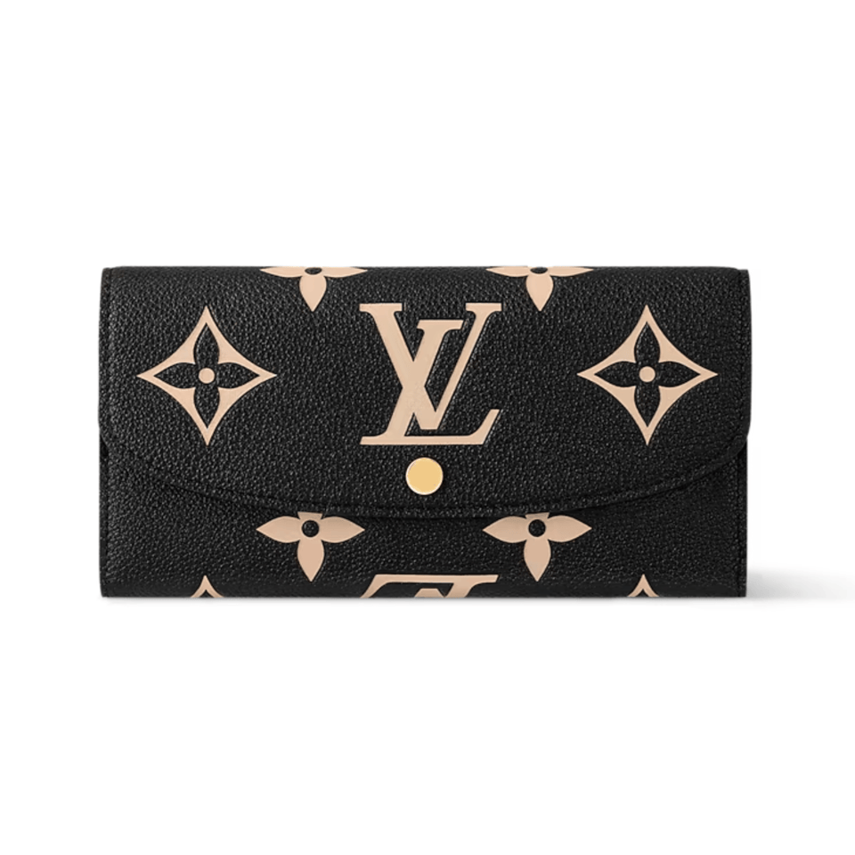 Louis Vuitton Bicolor Monogram Emilie Wallet For Women 19cm M83138 view 2