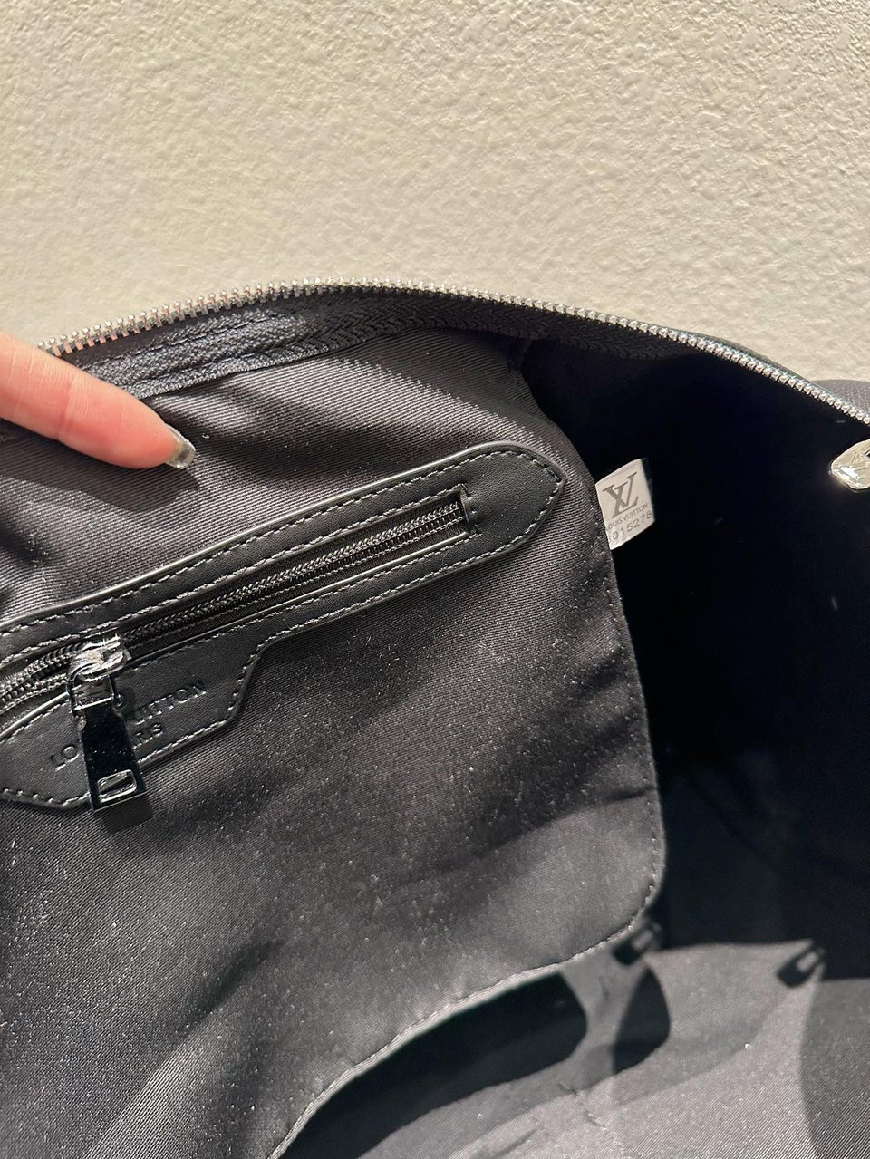Louis Vuitton Keepall Bandouliere 50 Black 50cm M44810 view 7