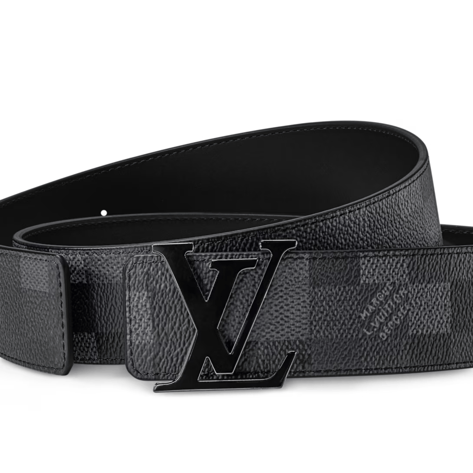 Louis Vuitton LV Initiales Damoflage 40mm Reversible Men Belt M8958Q view 3