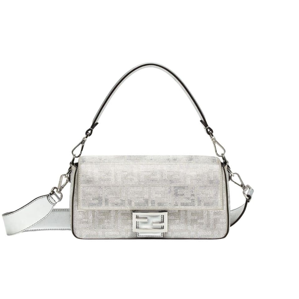 Fendi Baguette Silver Crystal Trim 25Cm view 2