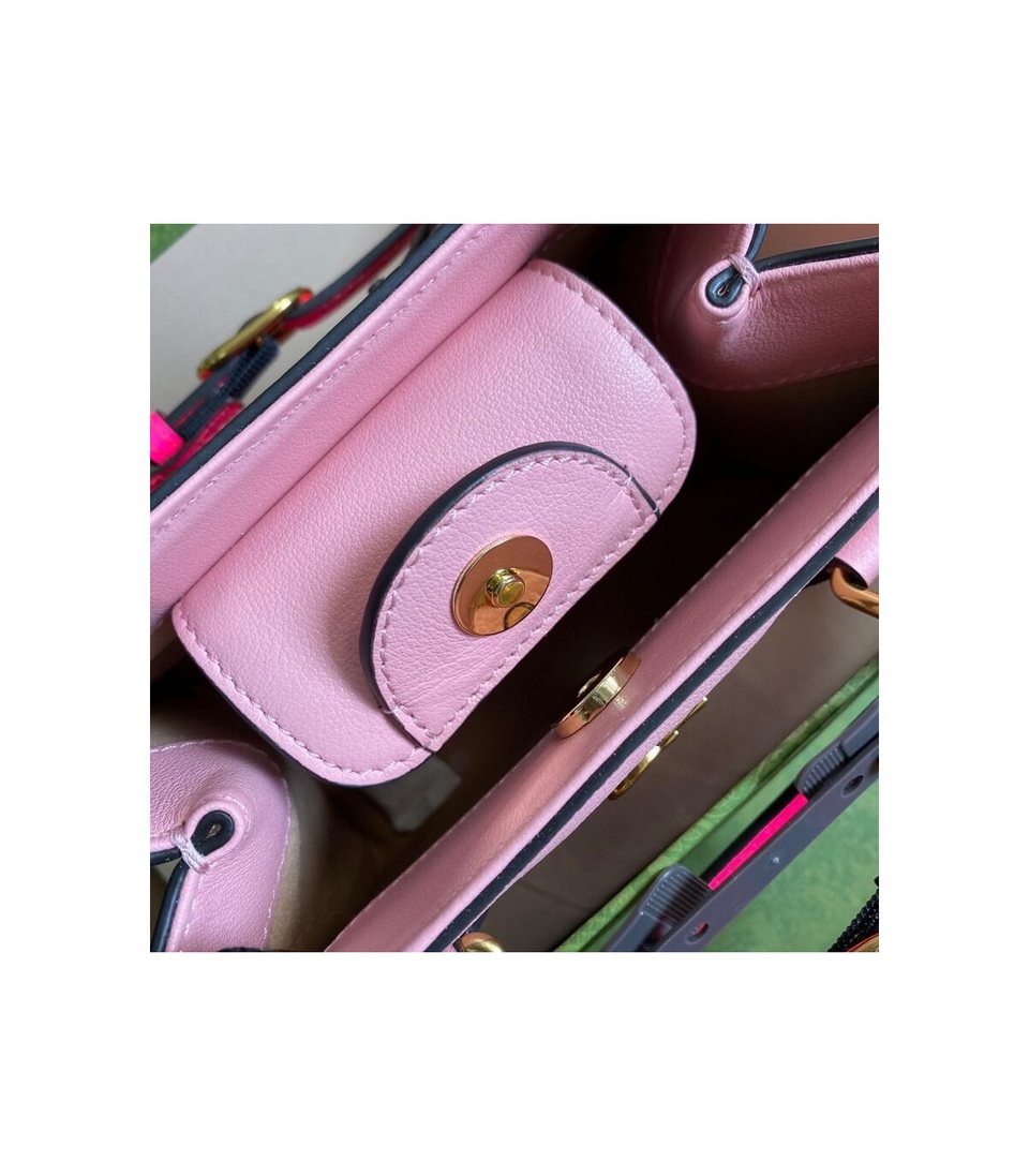 Gucci Diana Mini Tote Bag White view 4