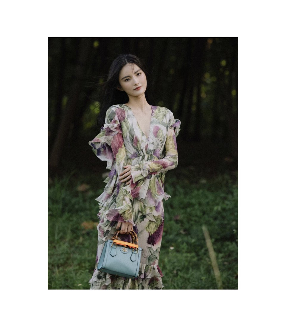 Gucci Diana Mini Tote Bag Light Blue view 6