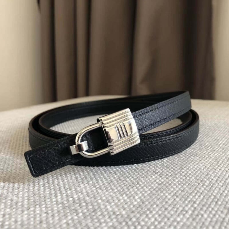 Hermes Romance Belt Buckle &amp; Reversible Leather Strap 13mm H07538 view 3