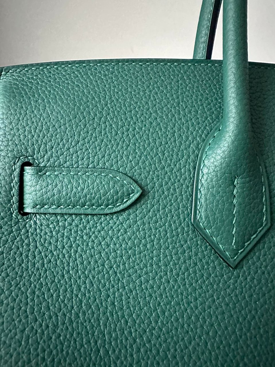 Hermes Birkin 30Cm Malachite Togo Leather Gold Hardware view 9