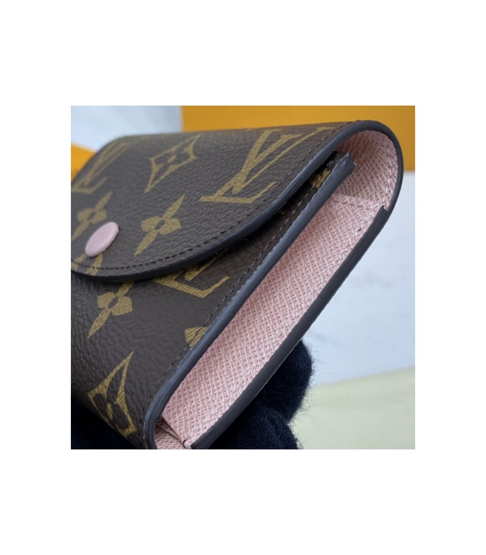 Louis Vuitton Monogram Canvas Rosalie Coin Purse Pink view 6