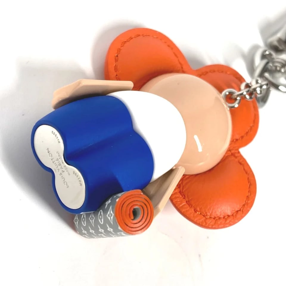 Louis Vuitton Vivienne Gym Bag Charm M01198 Orange And Blue Color 13.5cm/5.3in view 4