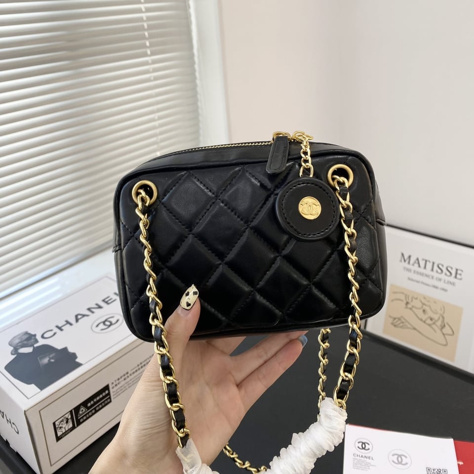 Chanel Mini Camera Case Black 18Cm/7.1in view 4