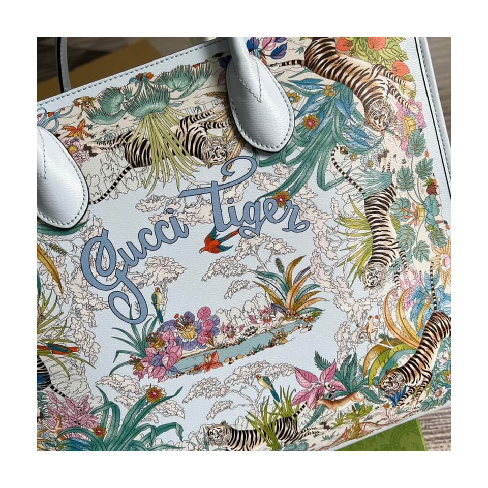 Gucci Tiger Medium Tote Bag view 7