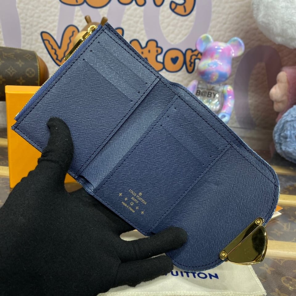 Louis Vuitton Monogram Denim Victorine Wallet view 10