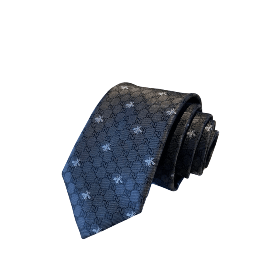Gucci Black Necktie Versatile Silk Tie For Men view 2