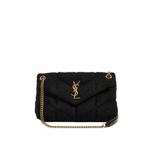 Saint Laurent Small Loulou Boucle Bag Black 23Cm view 2