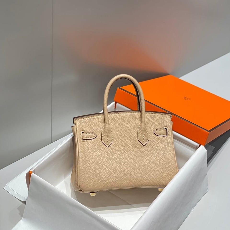 Hermes Birkin 20Cm Trench Togo Leather Gold Hardware view 6