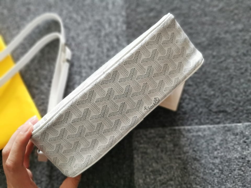 Goyard Cap-Vert Pm Bag 23X8X14Cm White Canvas view 4