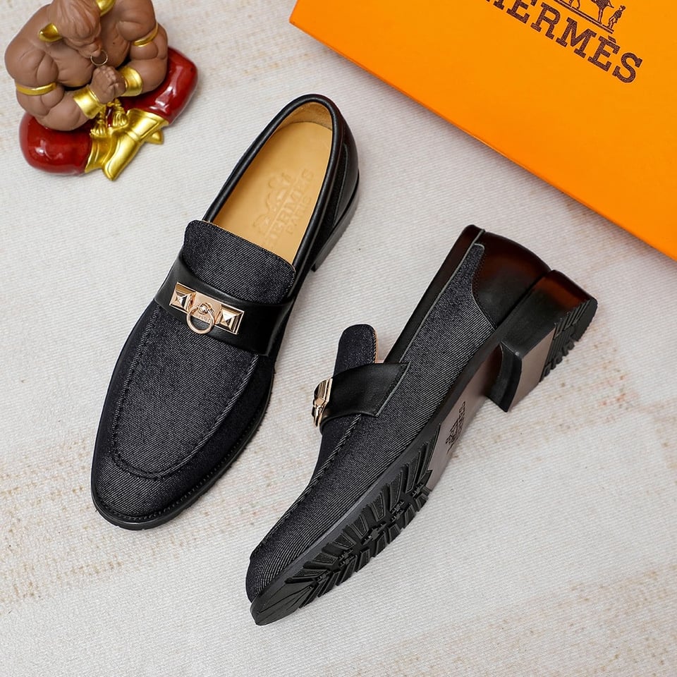 Hermes Blaise Loafer Black view 7