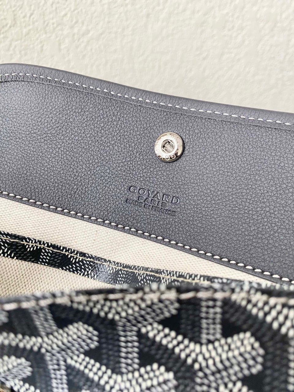 Goyard Saint Louis Gm 40Cm Grey Canvas view 10
