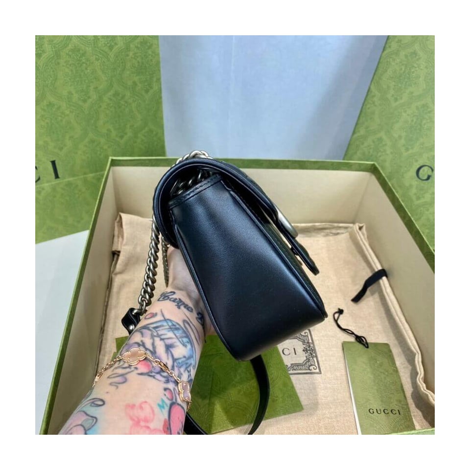 Gucci GG Marmont Small Shoulder Bag Black view 11