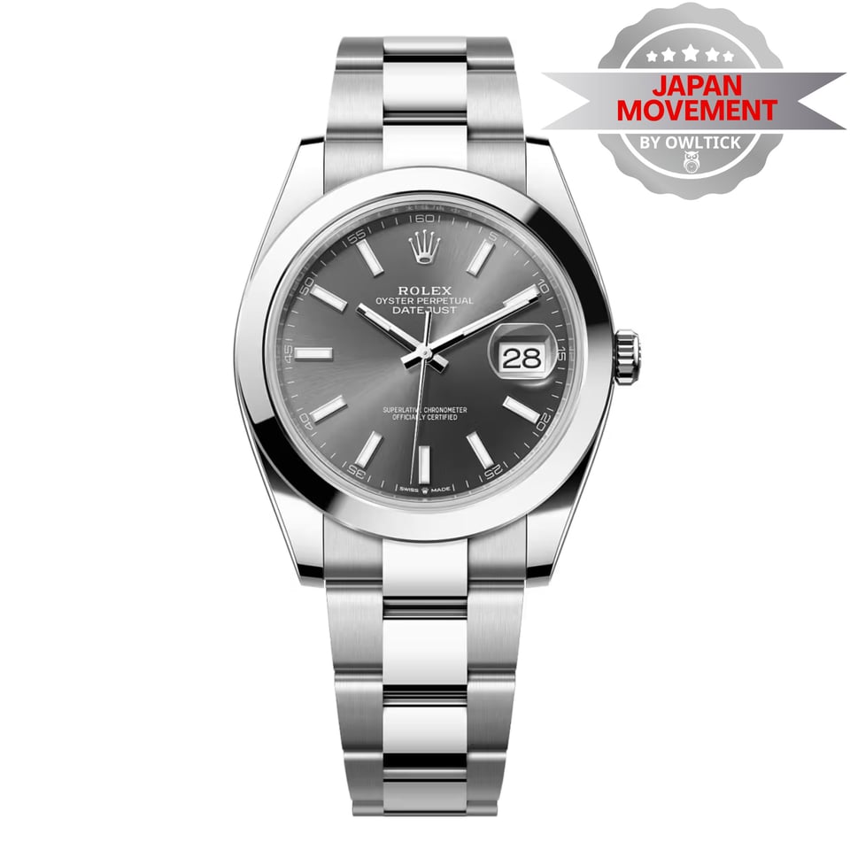 [Superclone] Rolex Datejust 41mm Bright Grey Dial Oyster 126300
