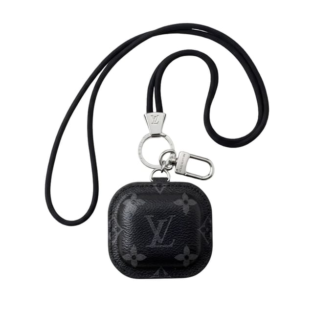 Louis Vuitton Monogram Eclipse Earphone Case 6.5cm/2.6in
