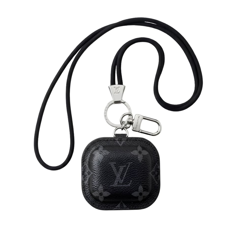 Louis Vuitton Monogram Eclipse Earphone Case 6.5cm/2.6in