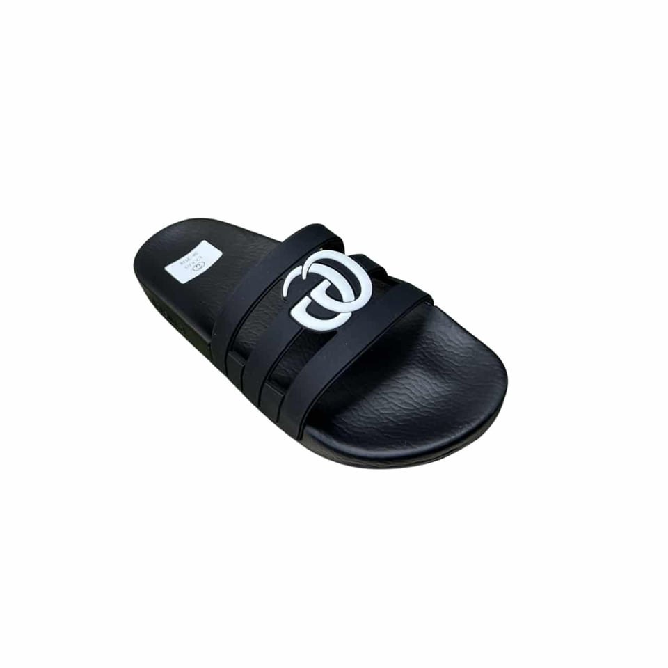 Gucci Slippers Sandals Mules Summer With Gg Logo White view 2