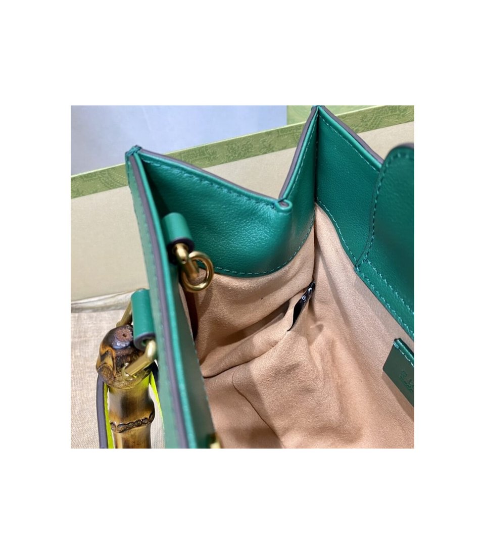 Gucci Diana Mini Tote Bag Green view 18