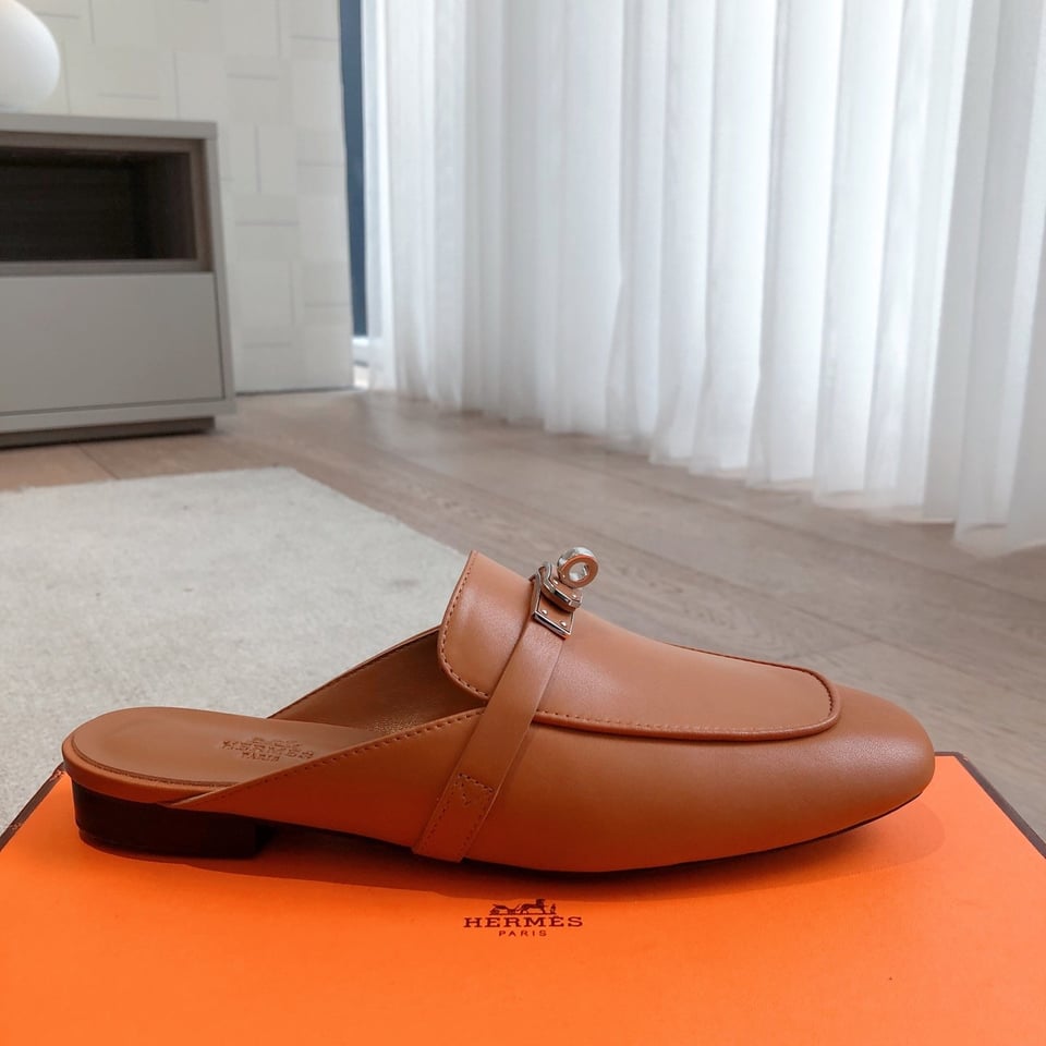 Hermes Oz Mule Brown view 11