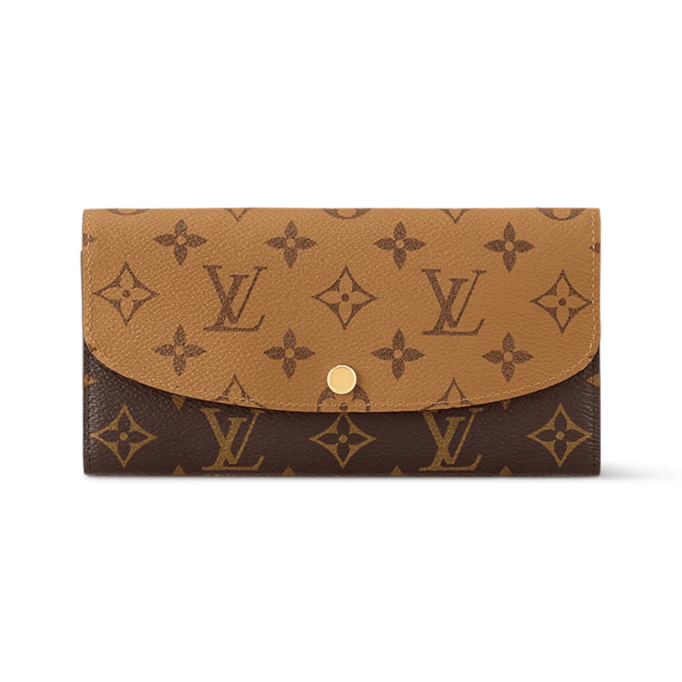 Louis Vuitton Monogram Reverse Emilie Wallet For Women 19cm M82157 view 2